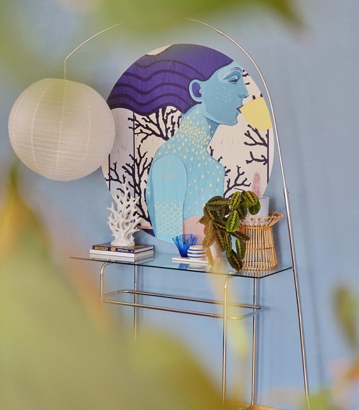 Dots Siren cool girl - Wallcolors®