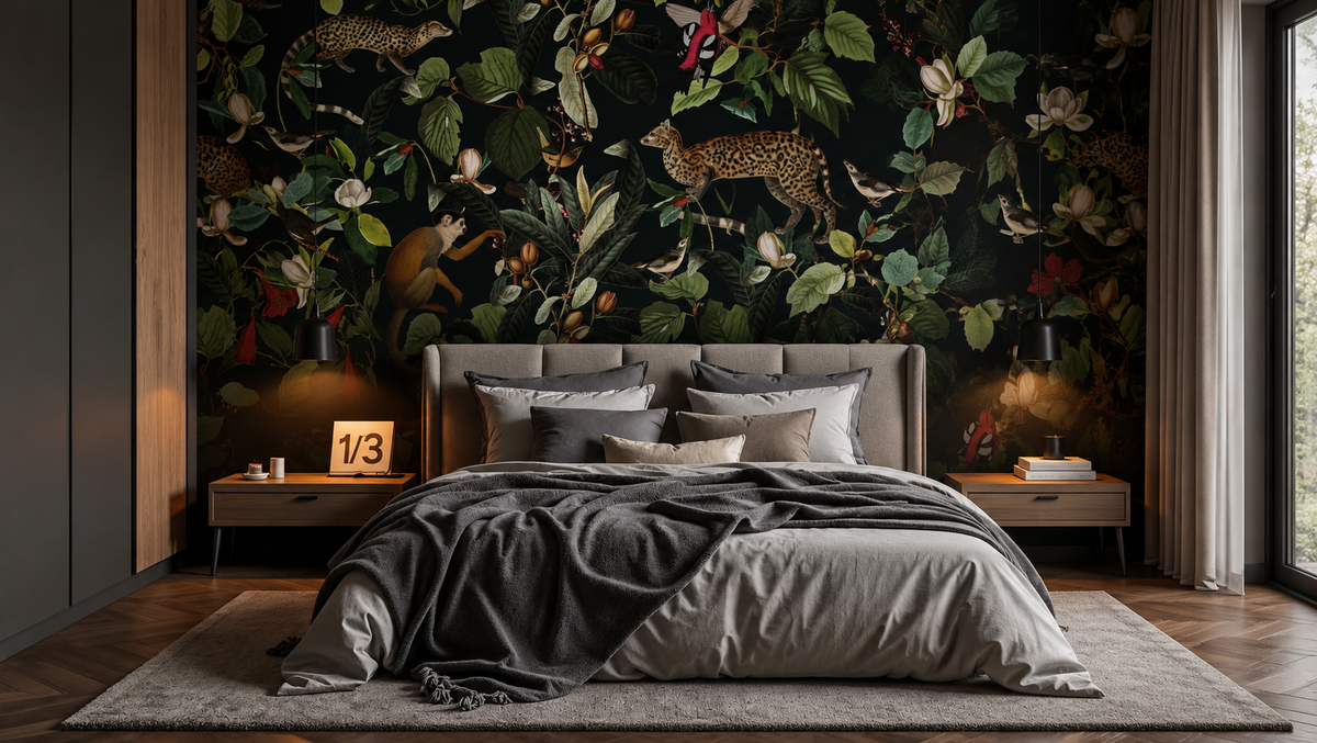 Papel pintado The Jungle Book Black