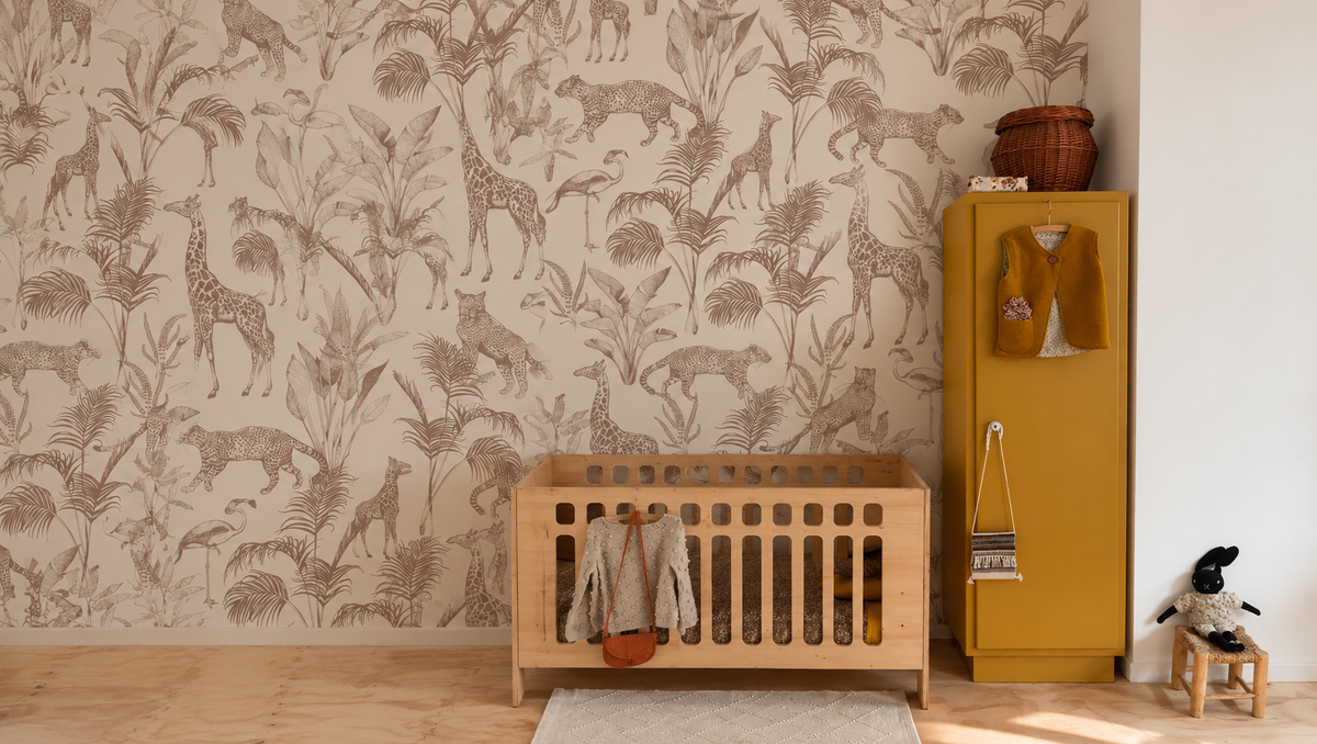 Papel pintado Safari Beige