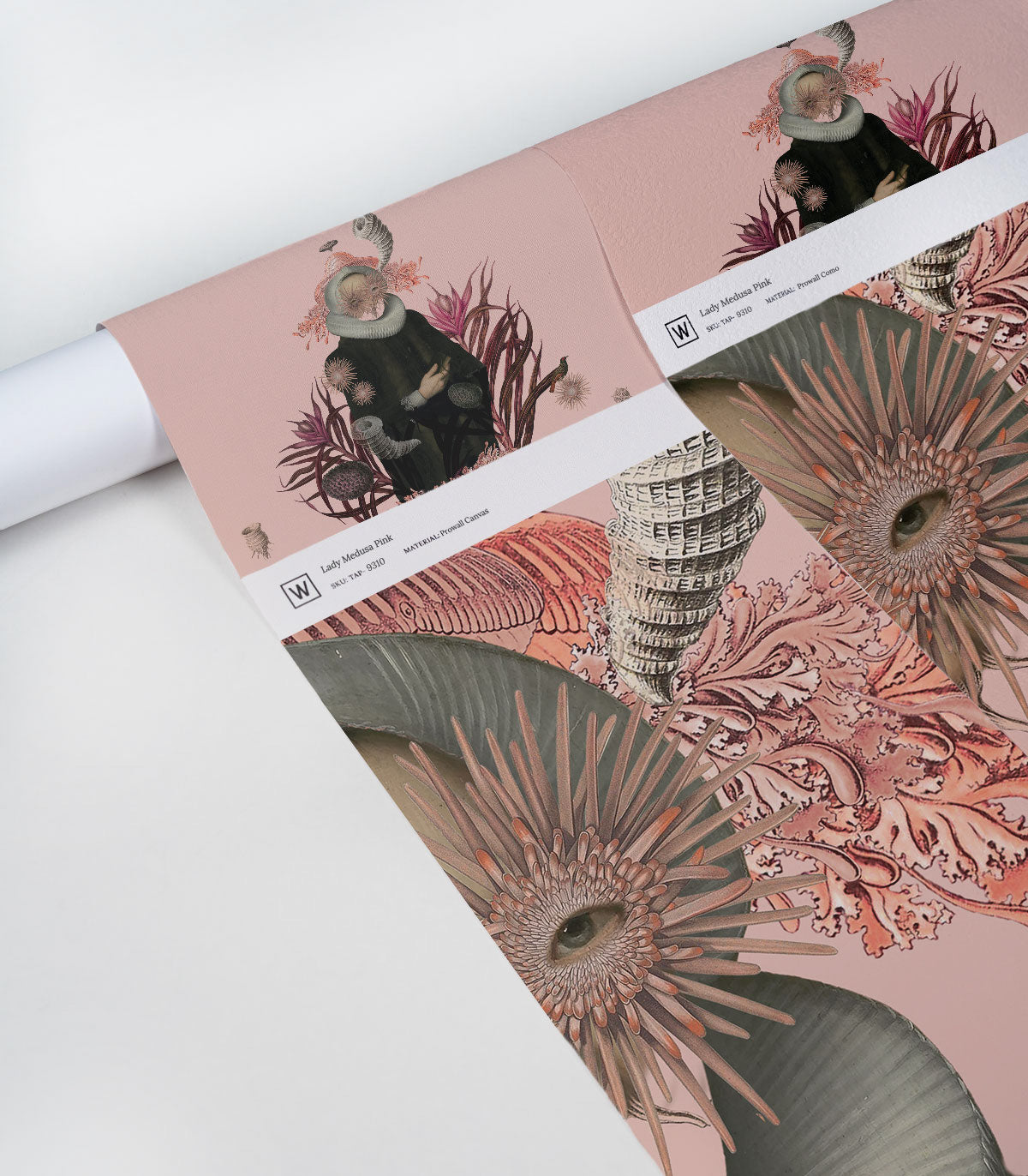 Papel pintado Lady Medusa Pink