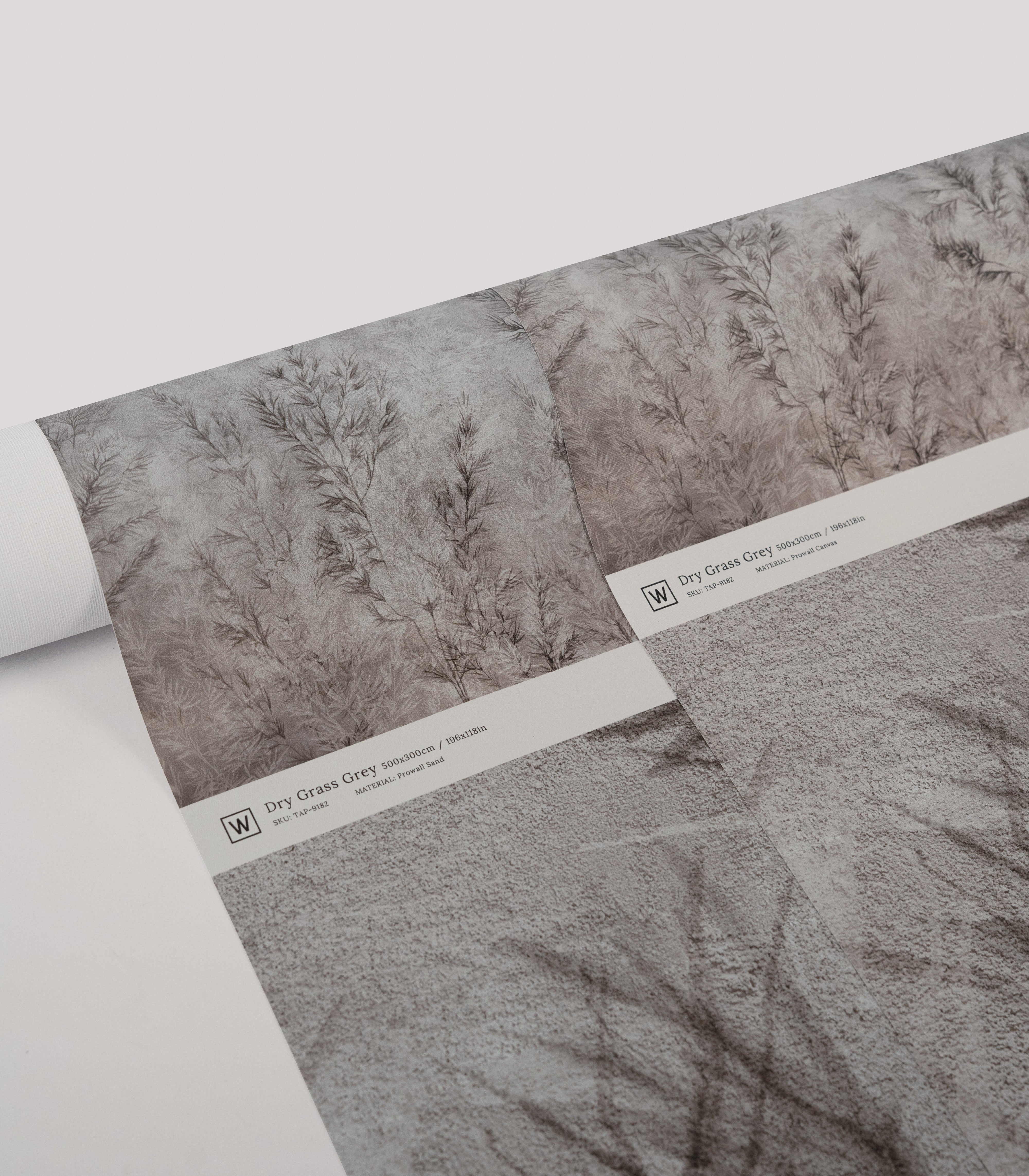Papel pintado Dry grass grey
