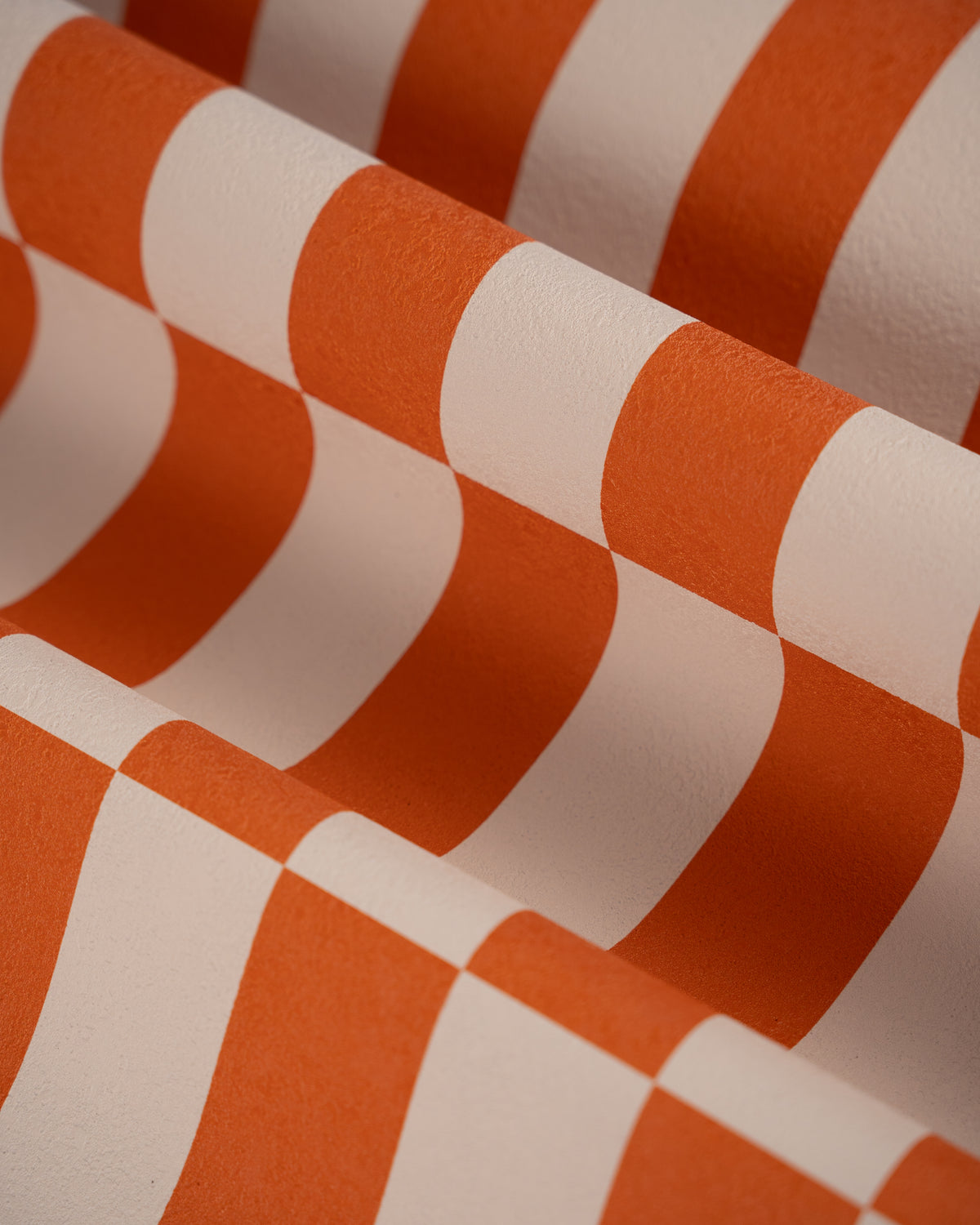 Papel pintado Tetris Stripe Terracotta