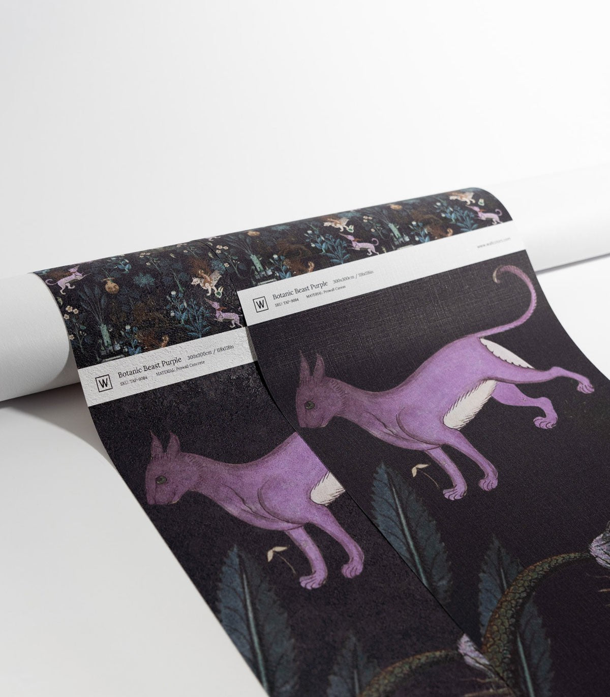 Papel pintado Botanic Beast Purple