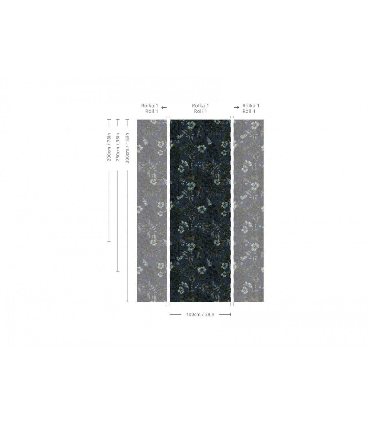 Tapeta Darkness Green - Wallcolors®