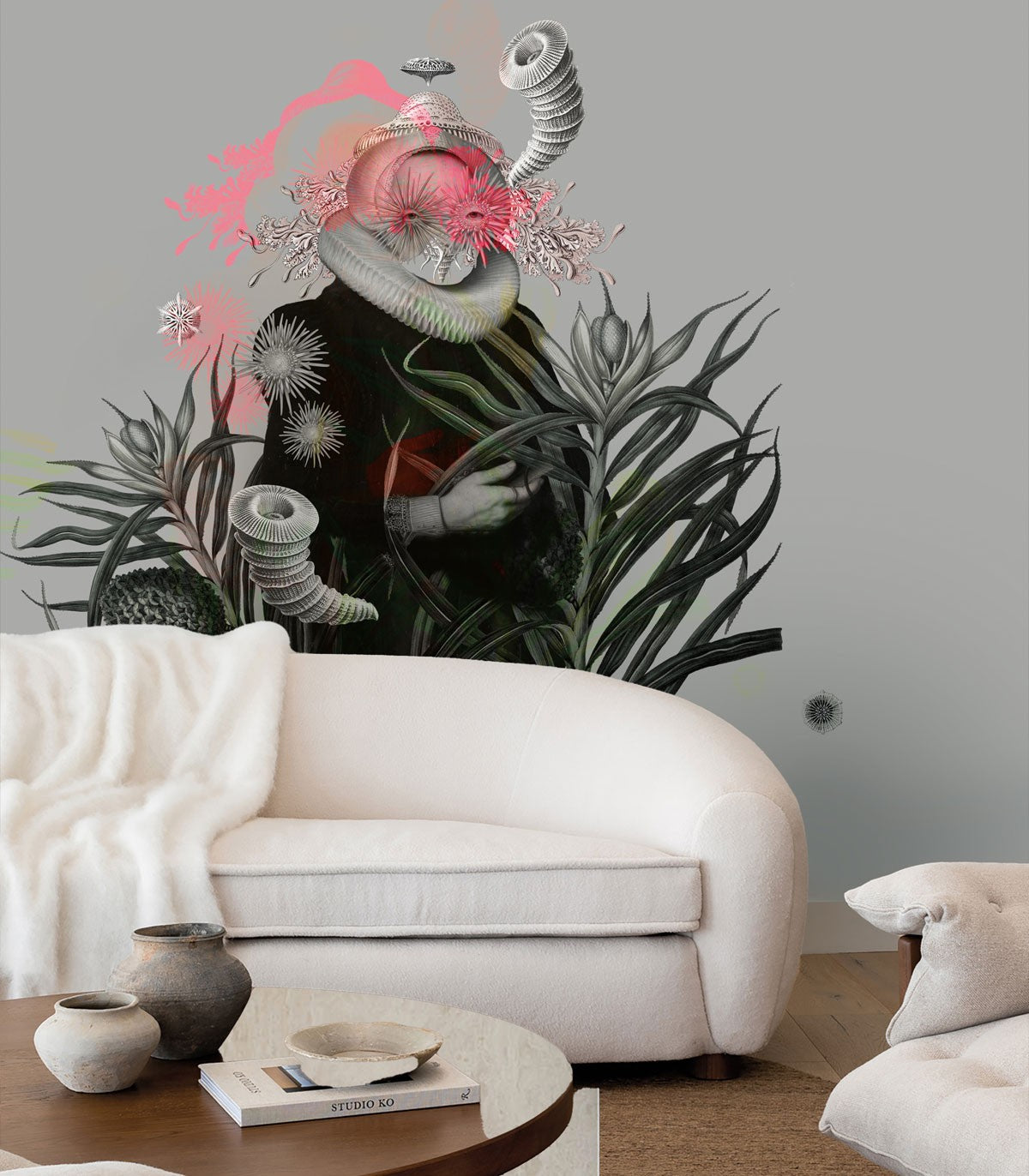 Tapeta Lady Medusa Gray