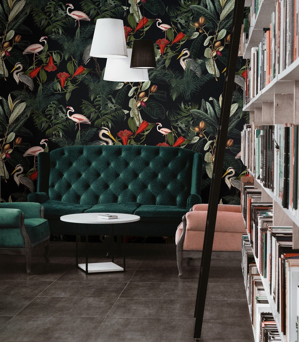 Tapeta Standing Heron - Wallcolors®