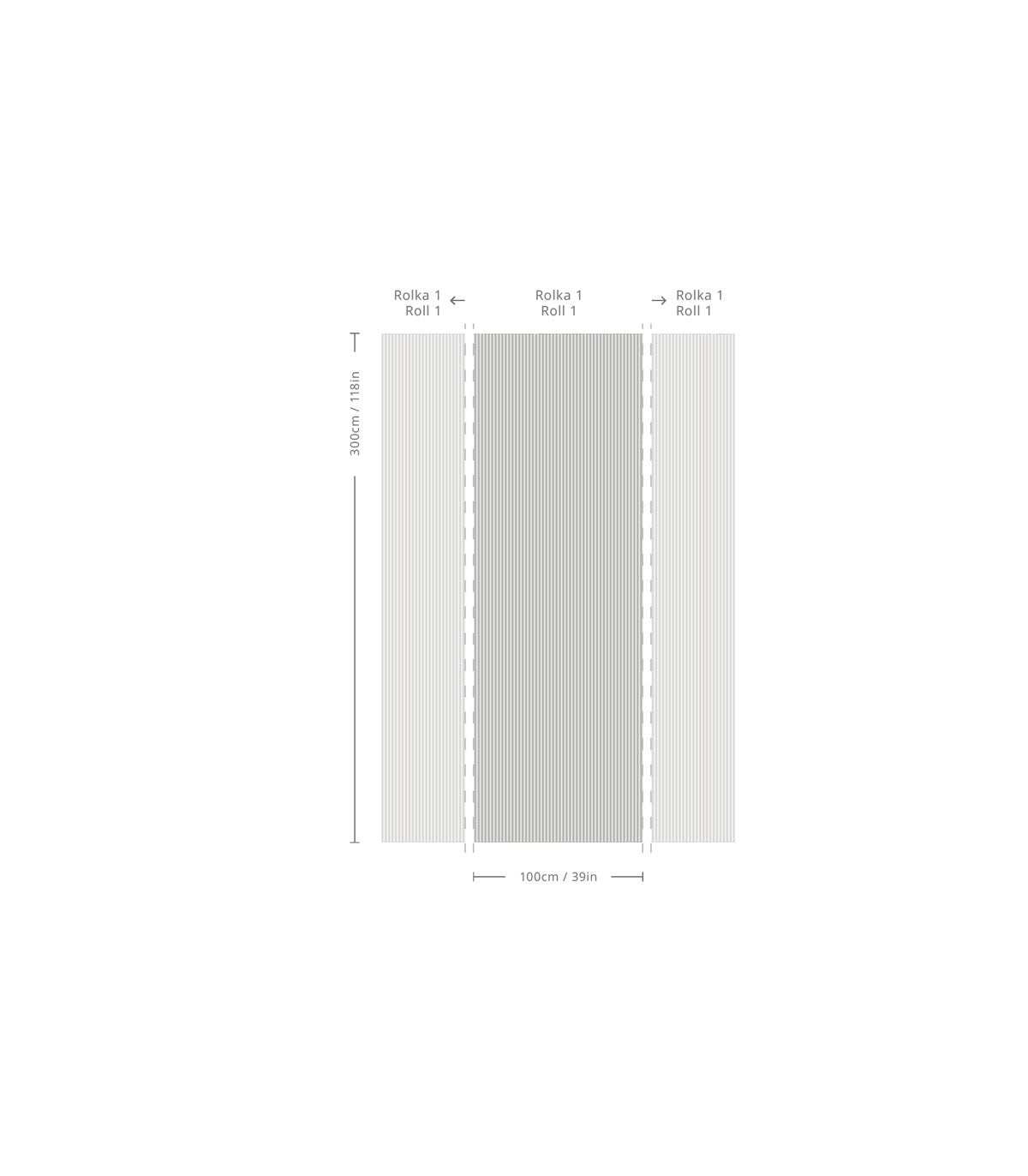 Papel pintado Stripe Tranquil Blue