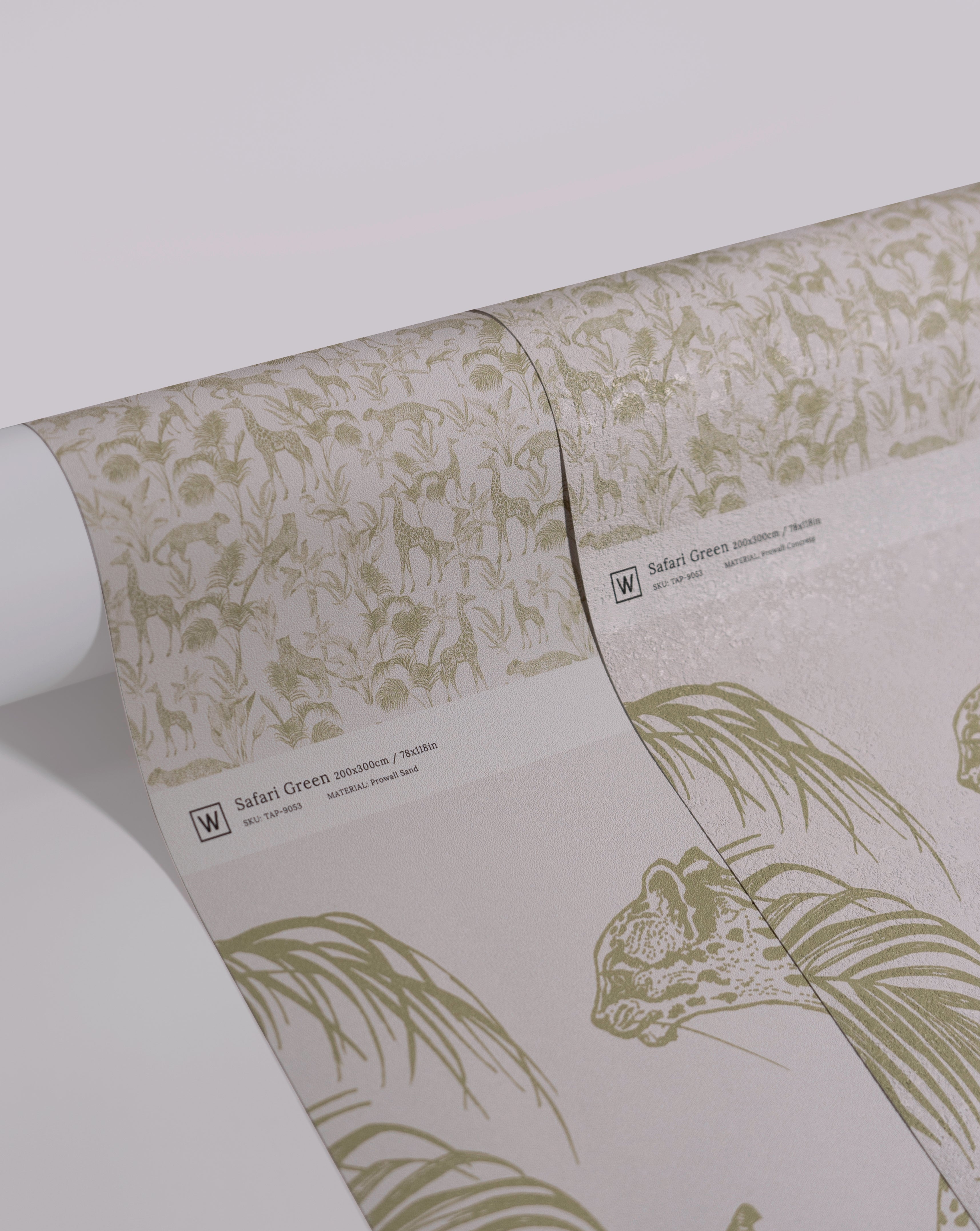 Papel pintado Safari Green