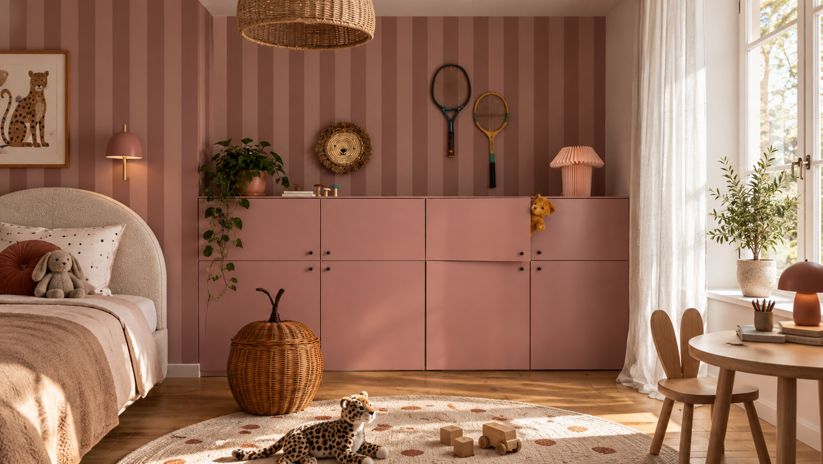 Papel pintado Bold Stripe Cocoa