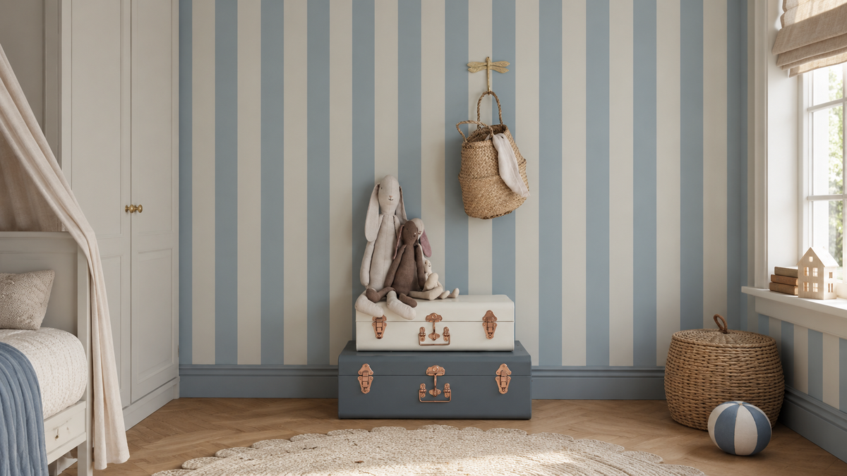 Papel pintado Bold Stripe Ocean