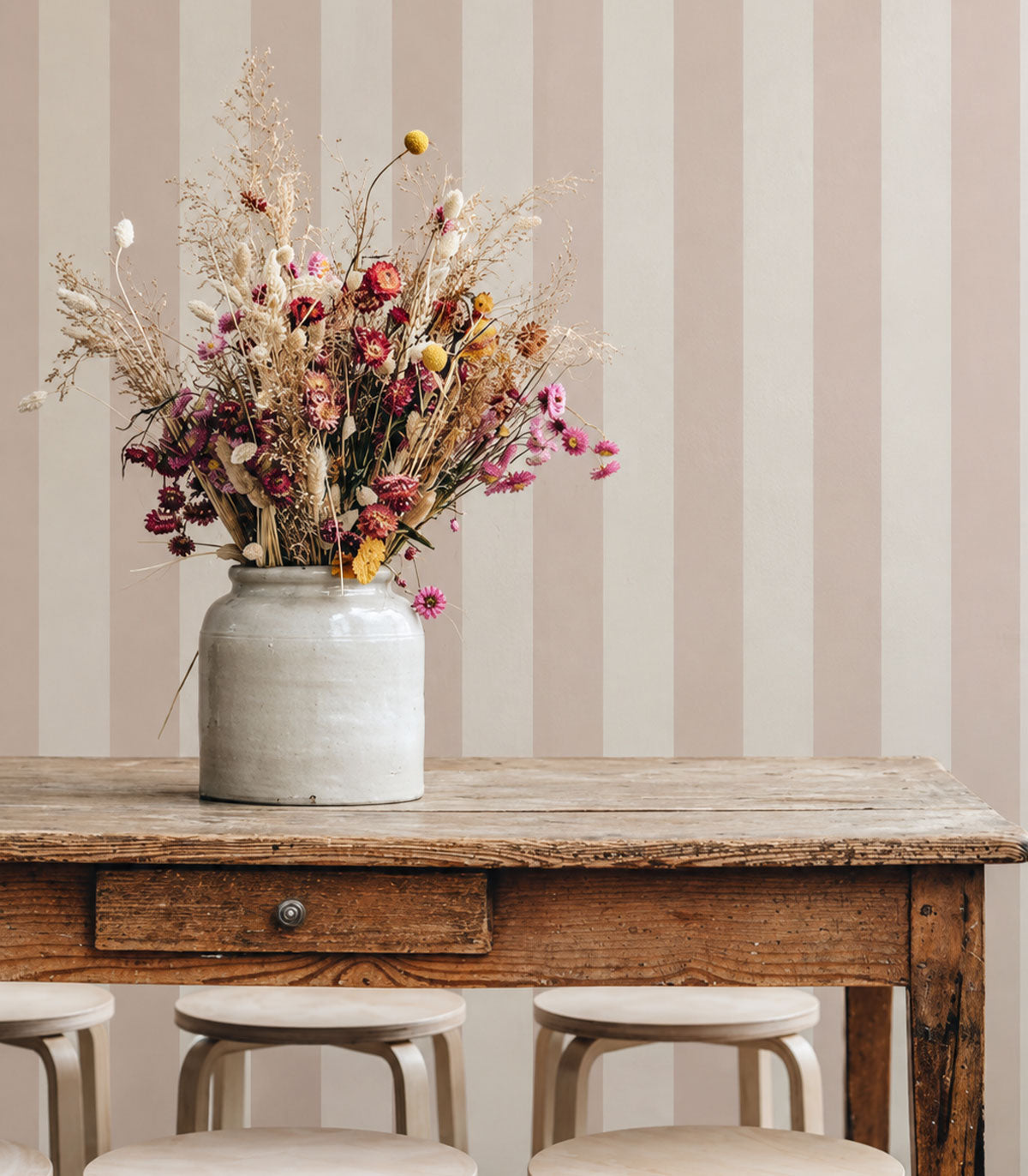 Papel pintado Bold Stripe Sand