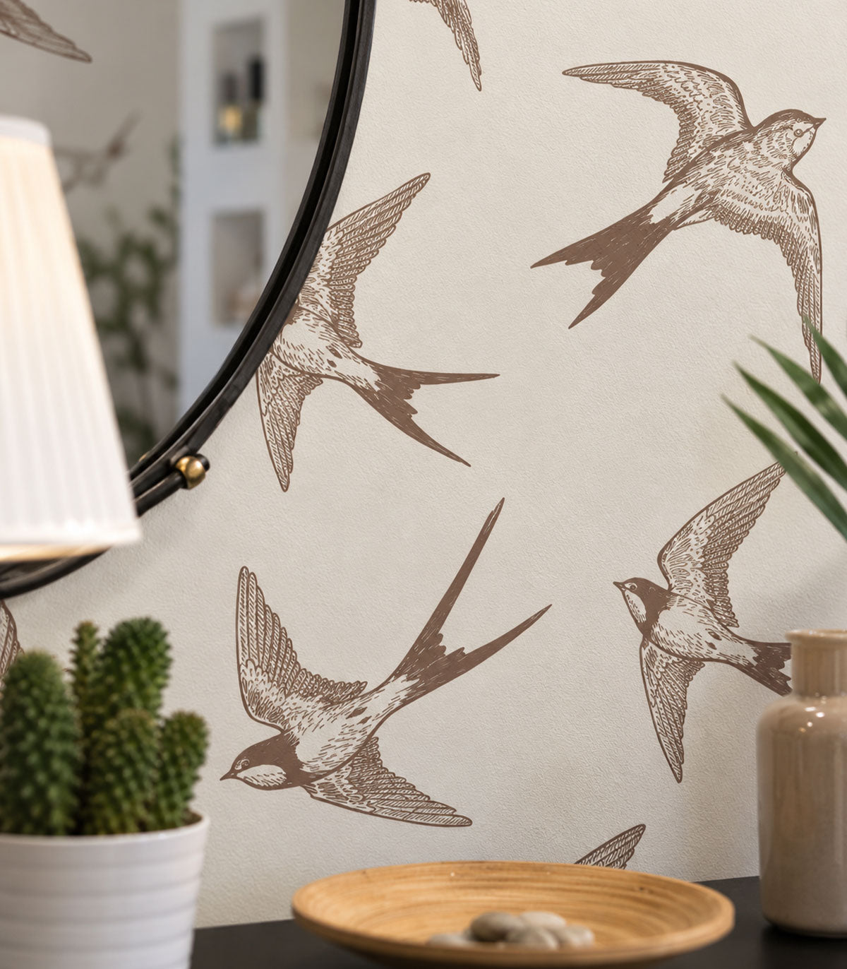 Papel pintado Brown Swallow