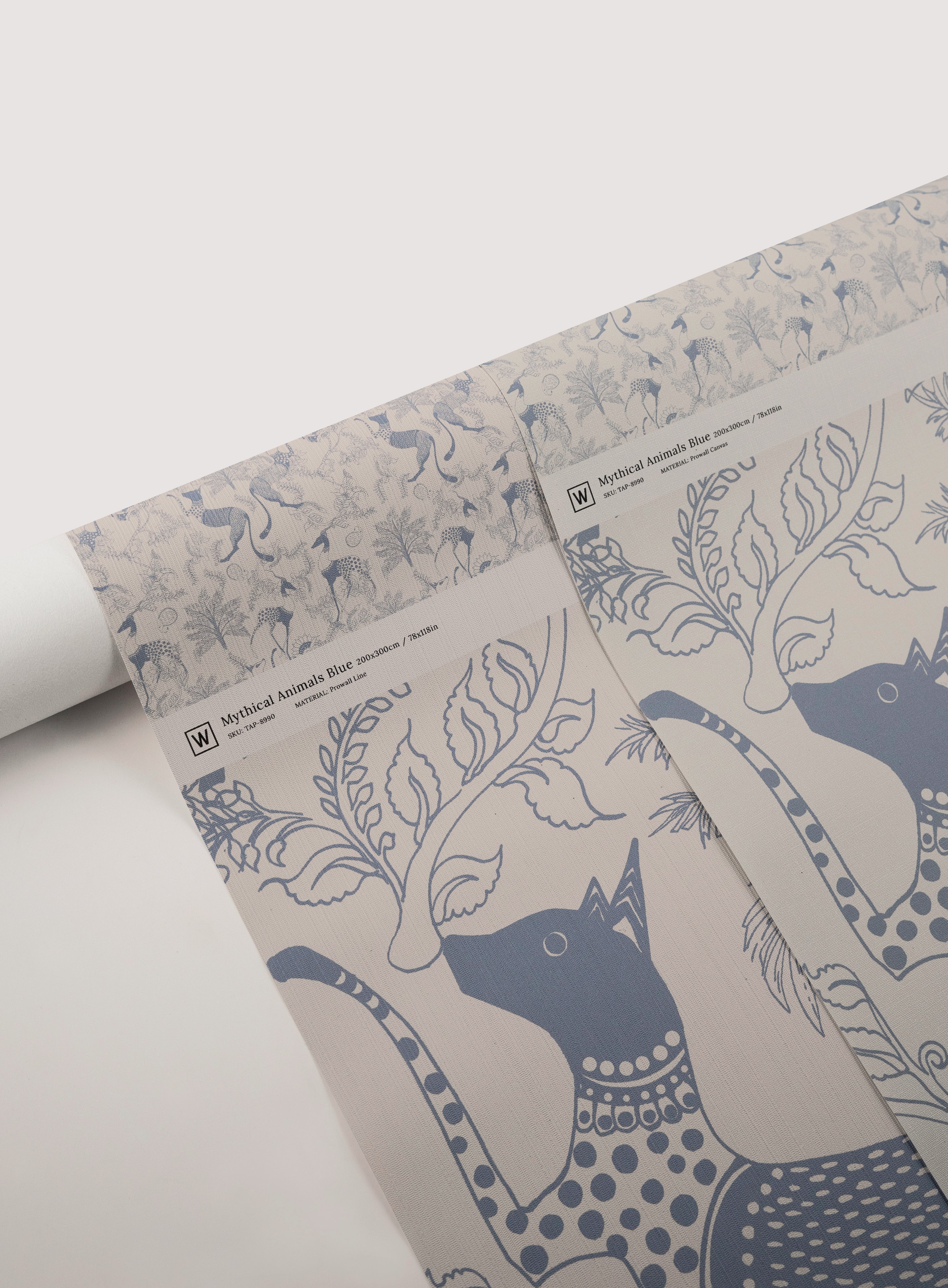 Papel pintado Mythical Animals Blue