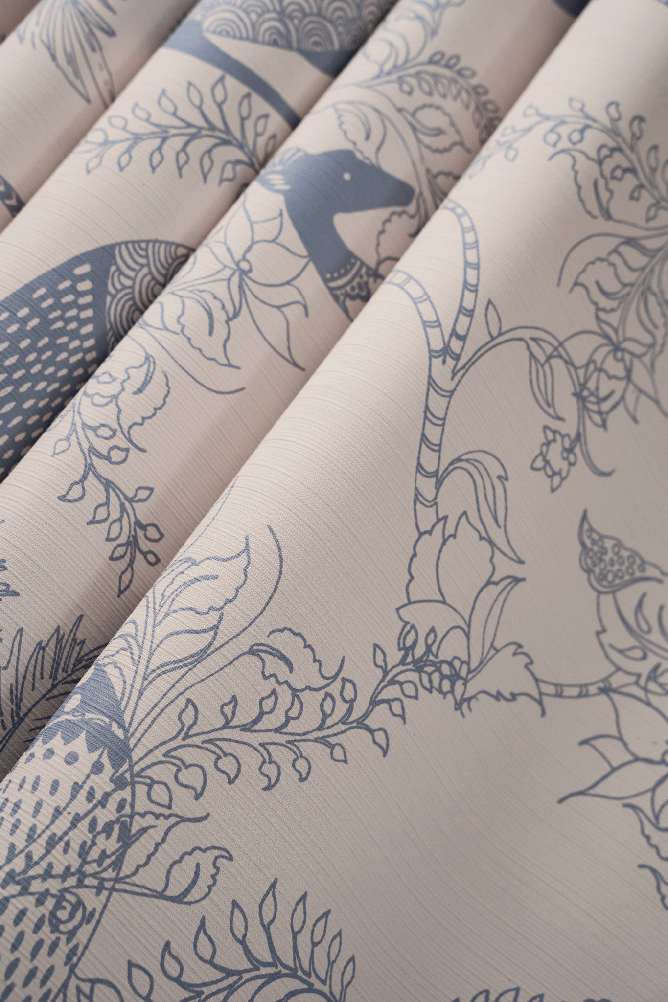 Papel pintado Mythical Animals Blue