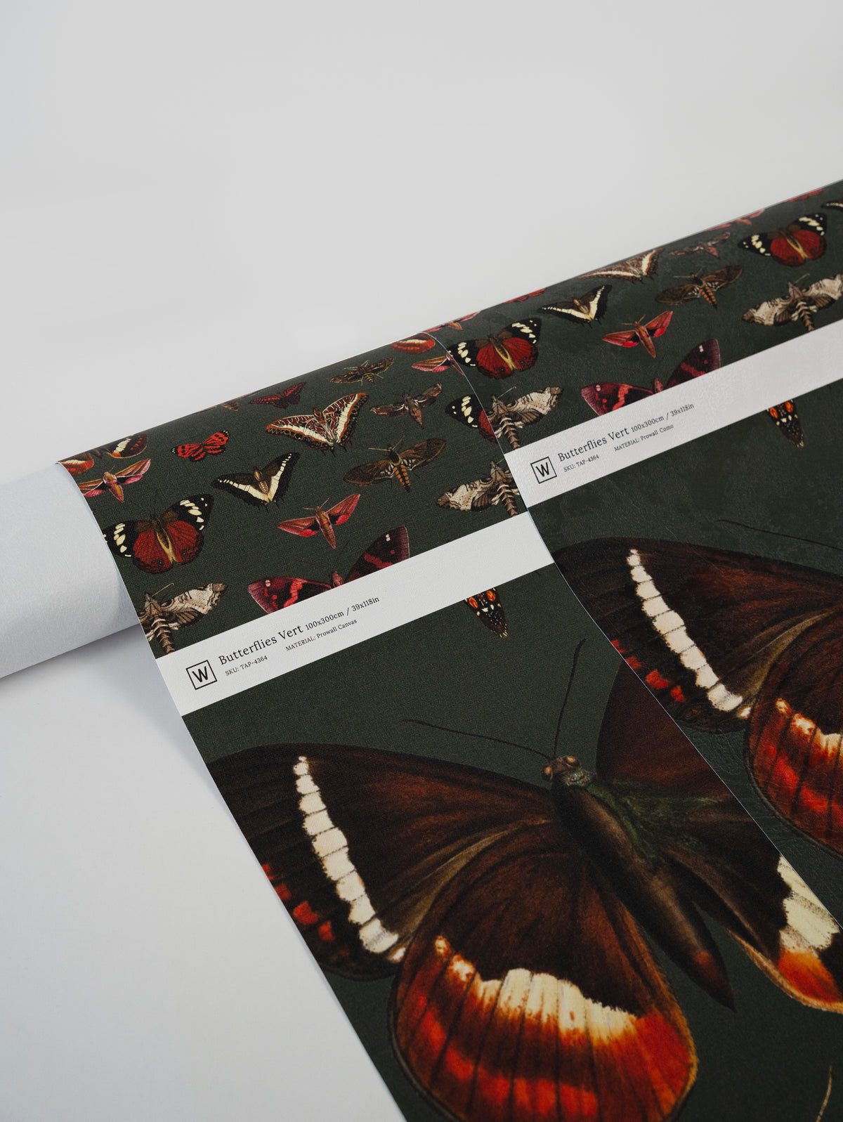 Papel pintado Butterflies Vert