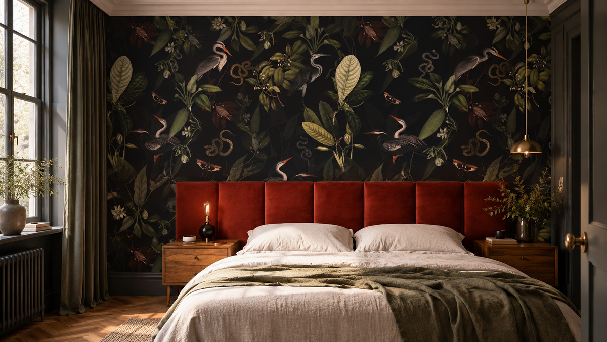 Papel pintado Dark Heron