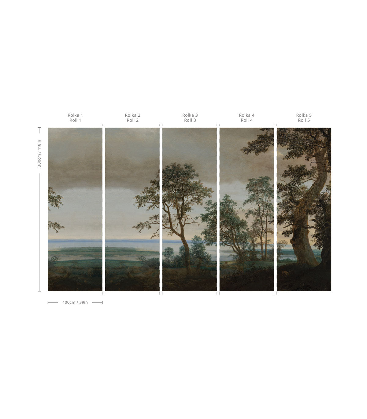 Papel pintado Evening Grove