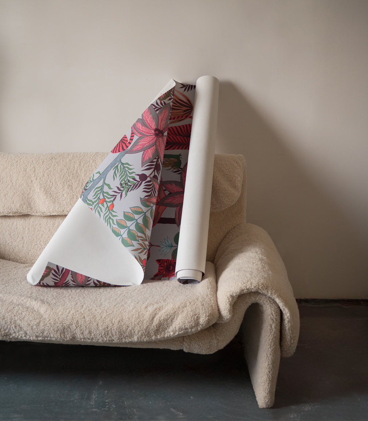 Papel pintado Tigres Dorados Rosa