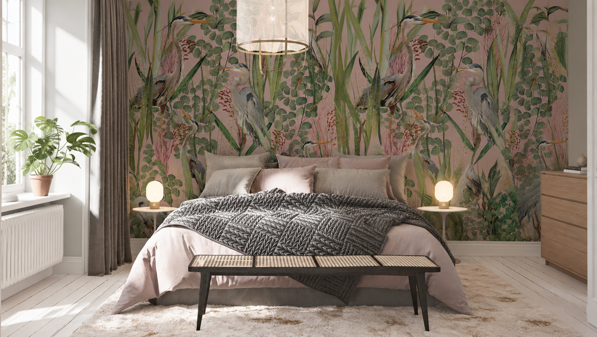 Papel pintado Herons