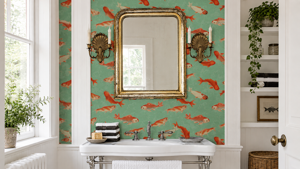 Papel pintado Koi