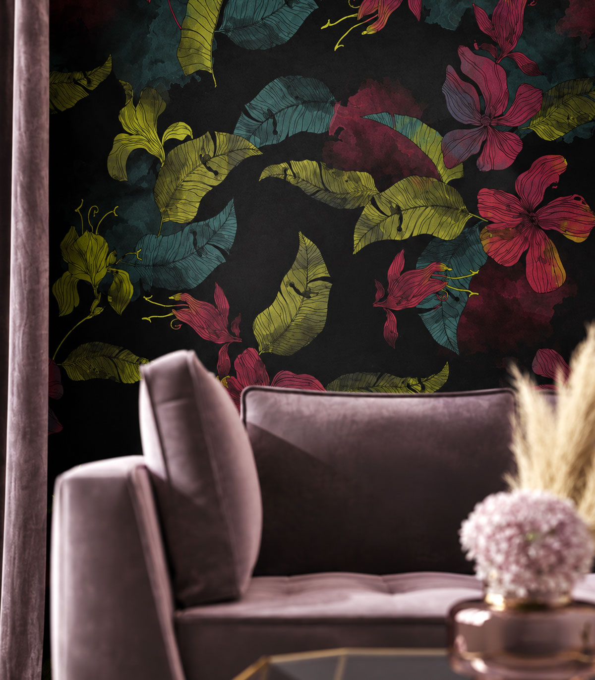 Papel pintado Lilies