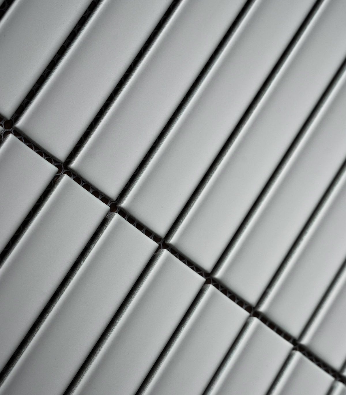 Mosaico piano blanco mate
