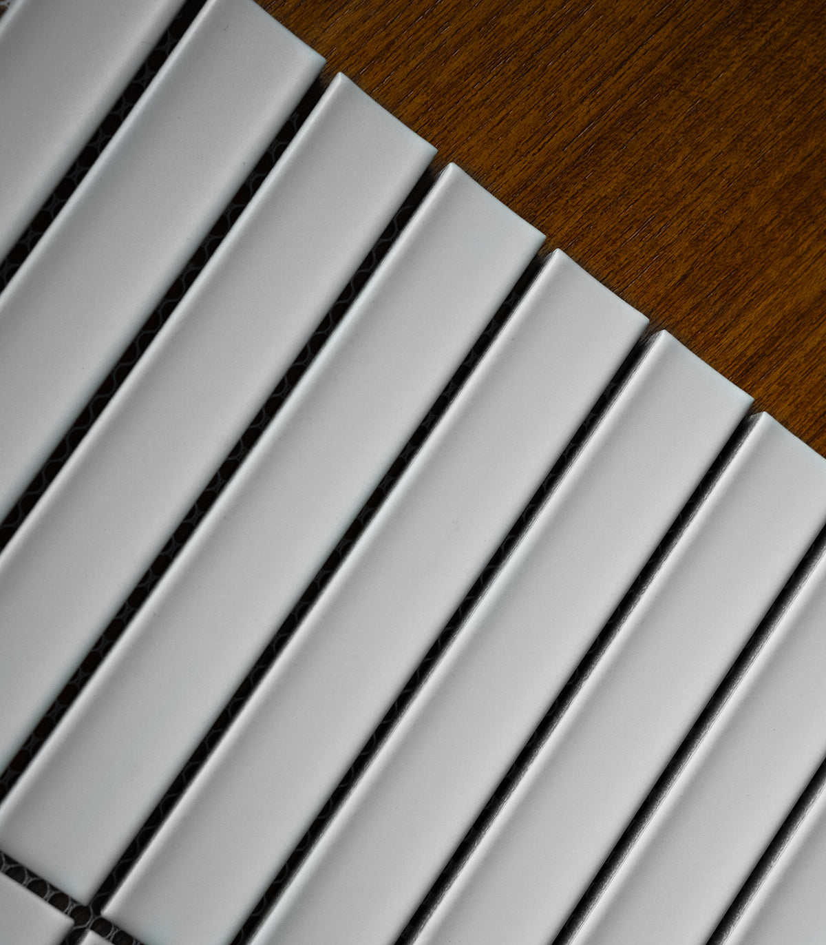 Mosaico piano blanco mate