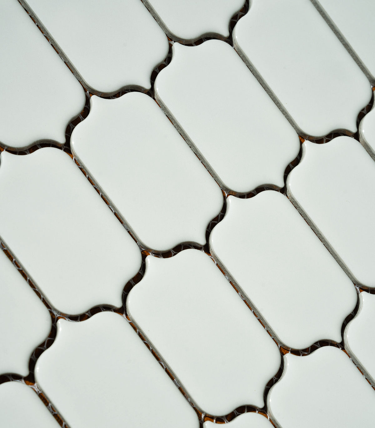 Mosaico lantern blanco brillo