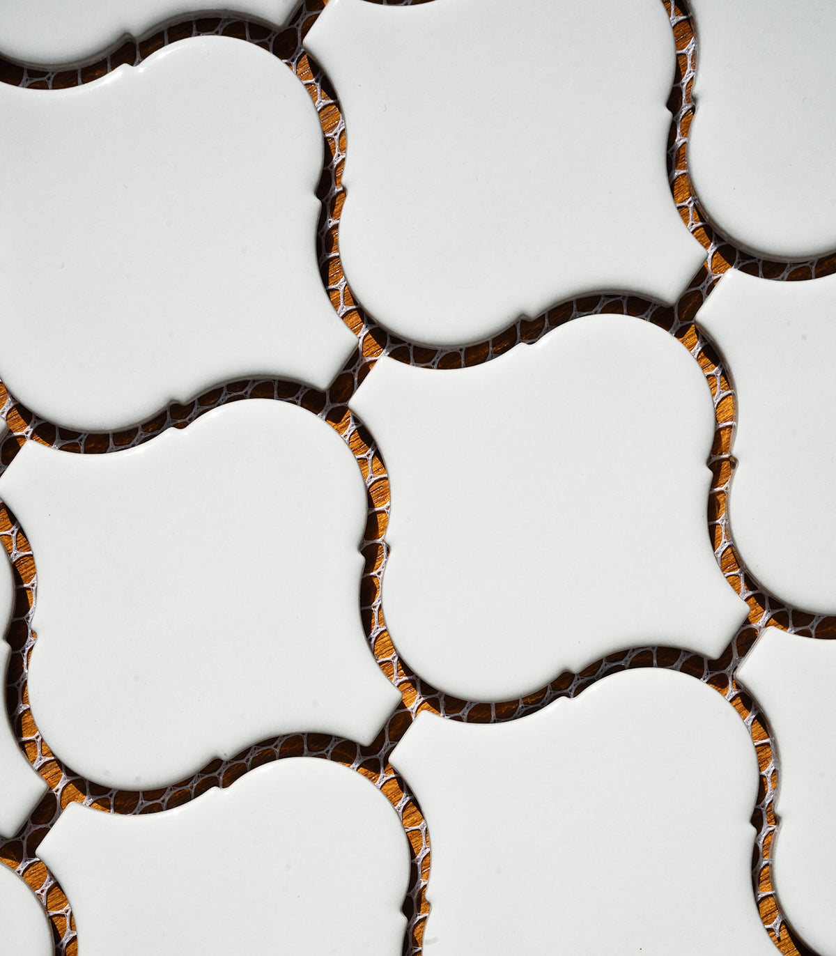 Mosaico arabesco blanco