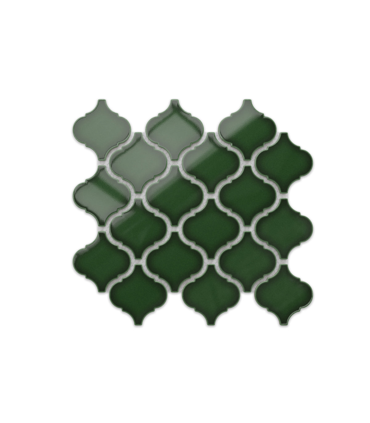Mosaico Arabian verde intenso