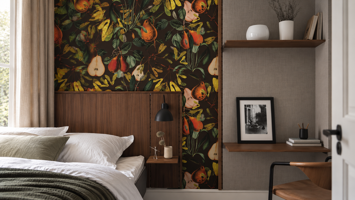 Papel pintado Pear Maroon