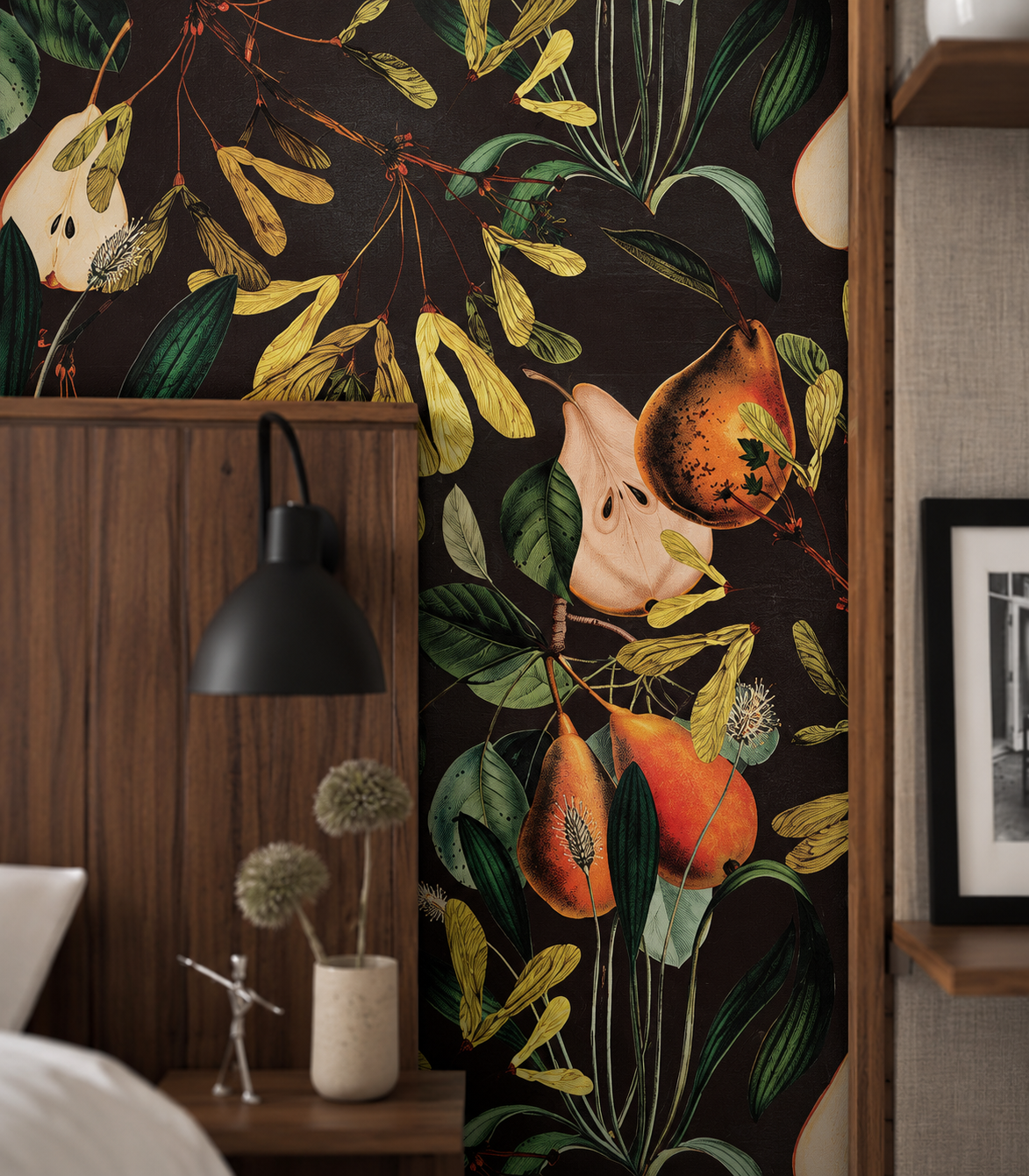 Papel pintado Pear Maroon