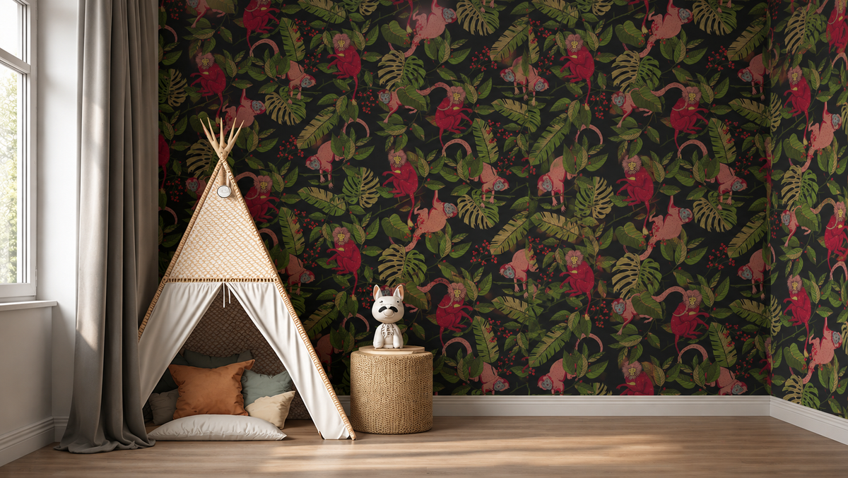 Papel pintado Pink Monkey