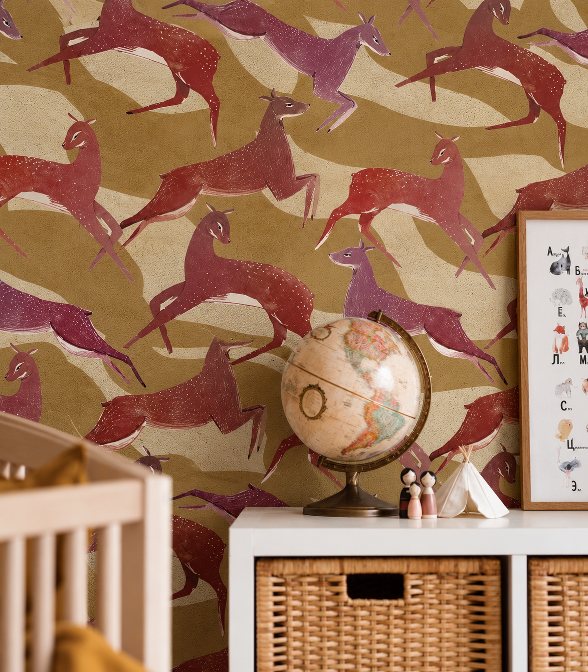 Papel pintado Roe deer