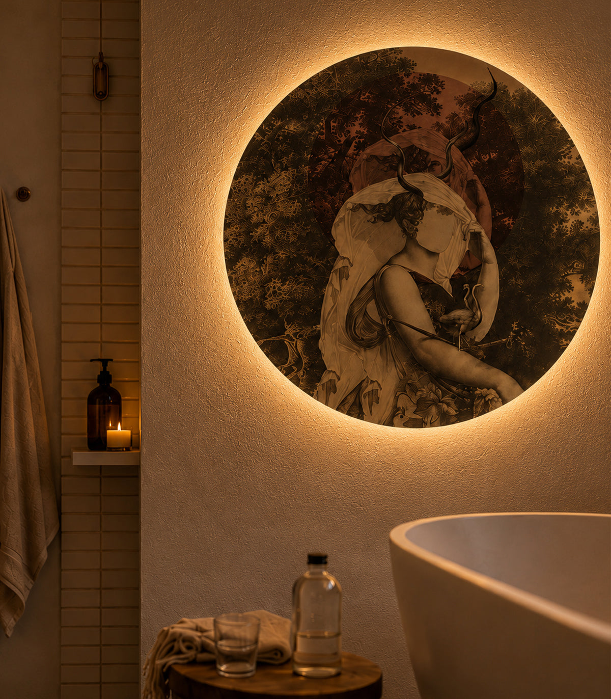 Dots Lighting Silent Goddess Terracota