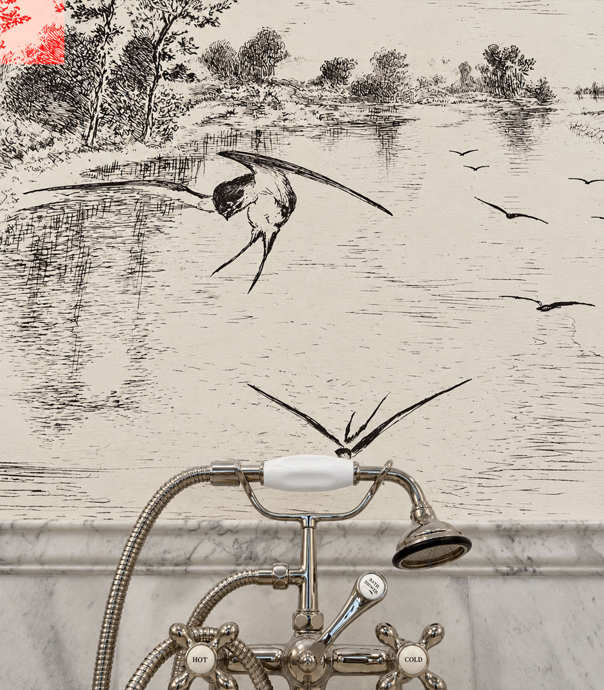 Papel pintado Swallow