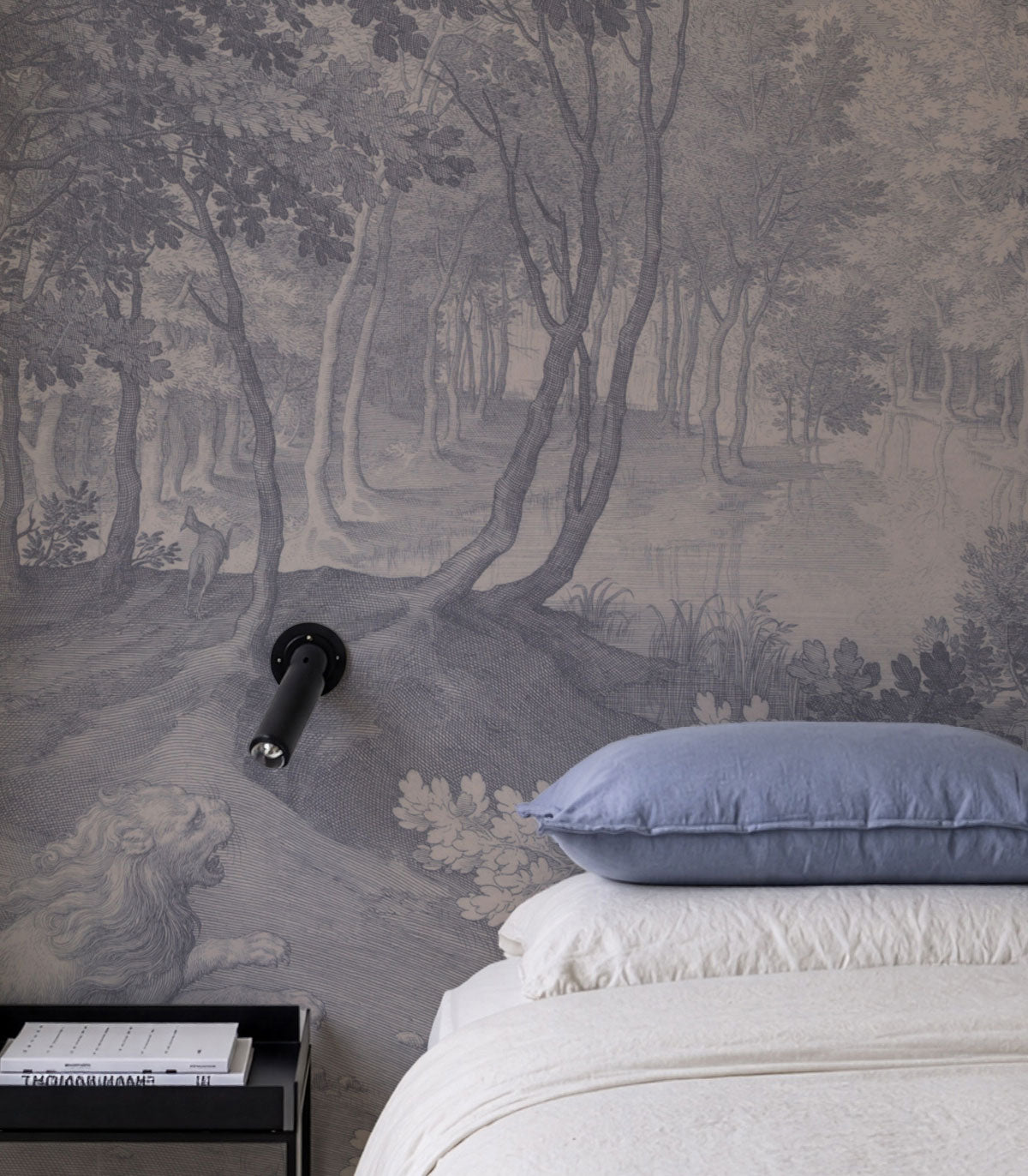 Papel pintado Timeless Trees Blue