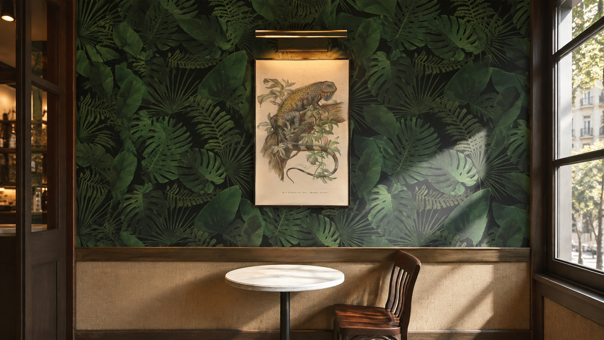 Papel pintado Tropical Forest Dark