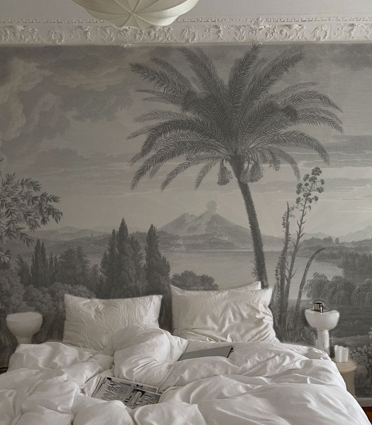 Tapeta Tropical Volcano Vista - Wallcolors®