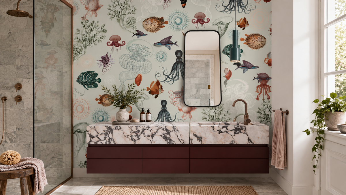 Papel pintado Underwater World Light