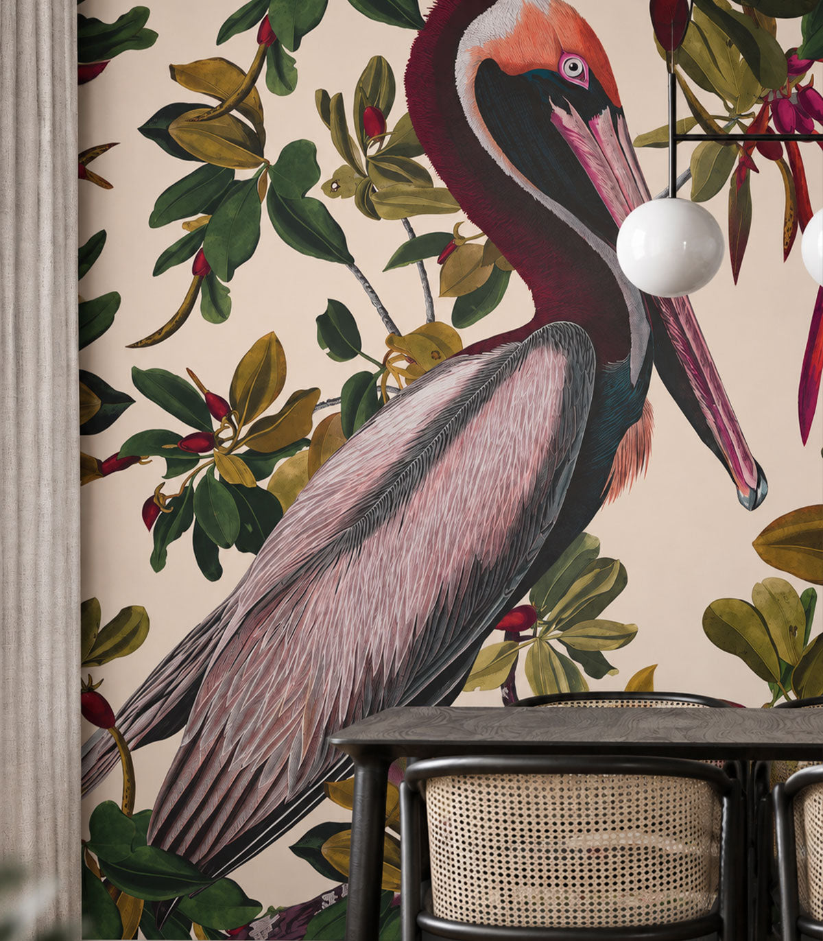Papel pintado Vintage Pelicans