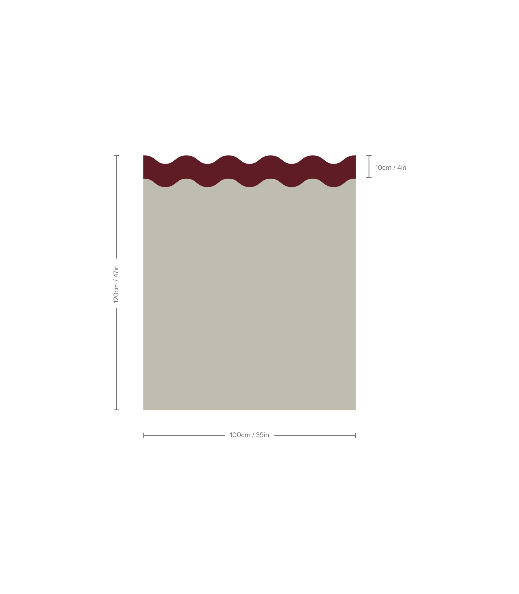 Wainscoting Double Wave - Wallcolors®