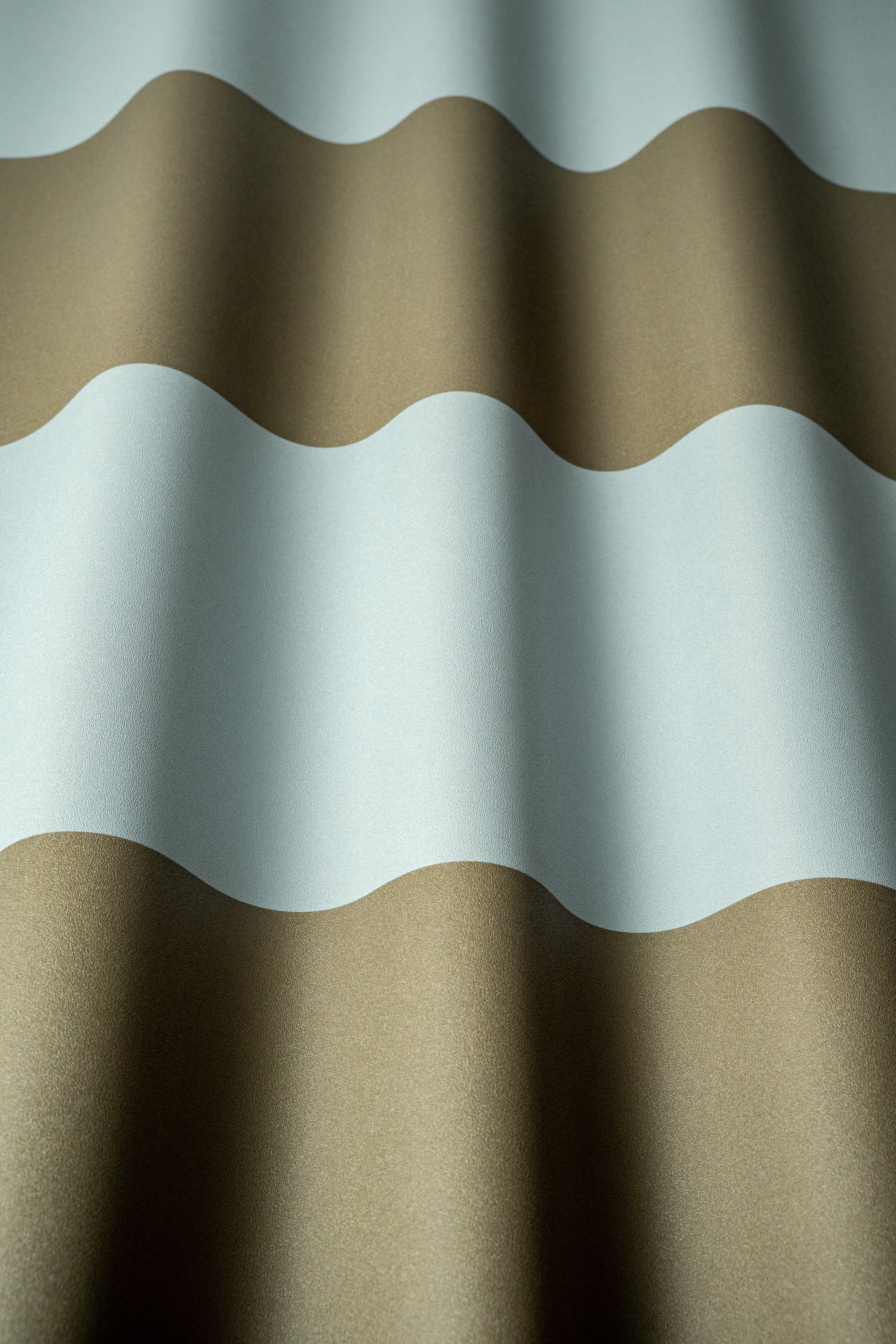Papel pintado Wide Stripe Play Fog Sand
