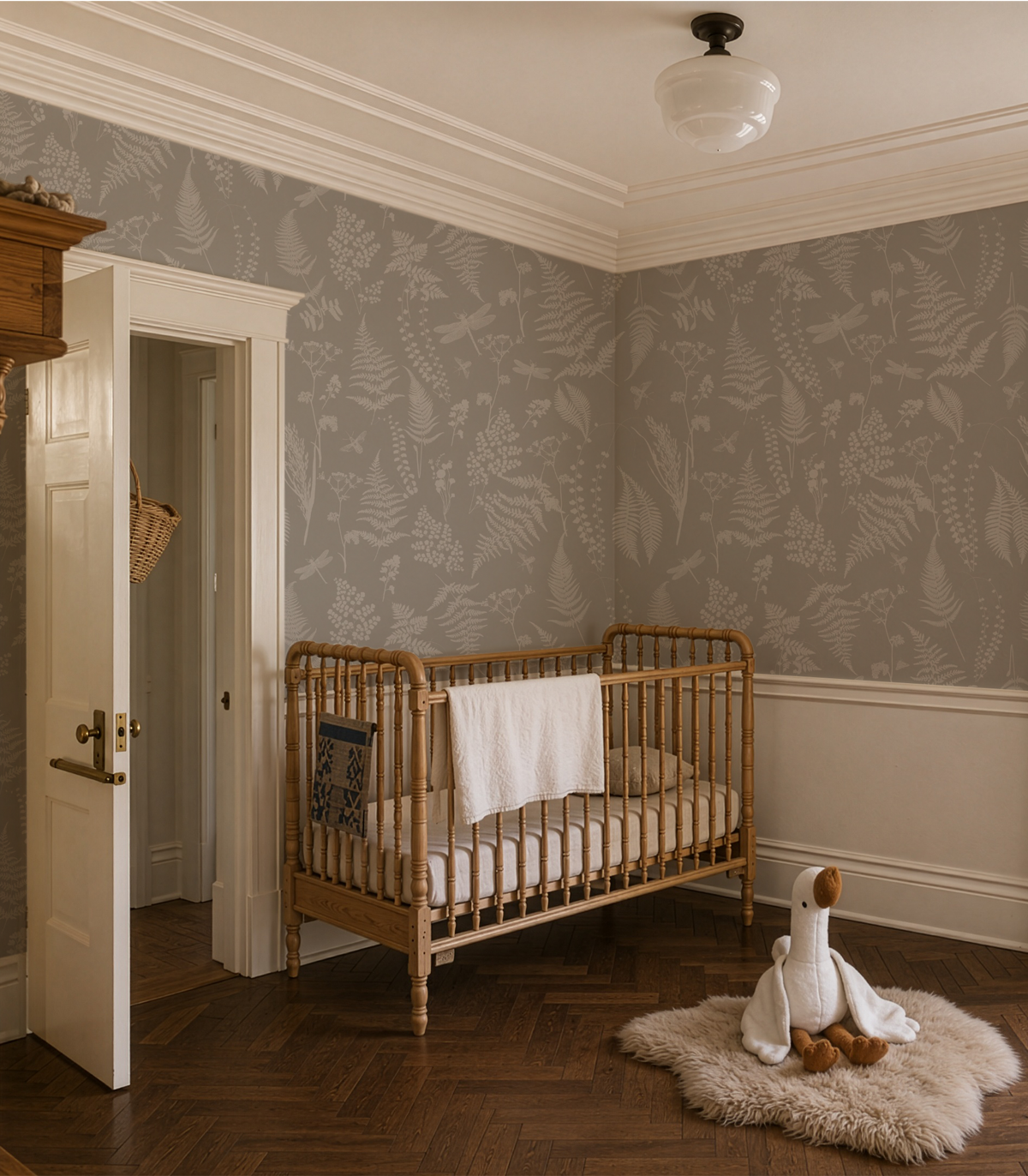 Tapeta Woodland Whisper Beige