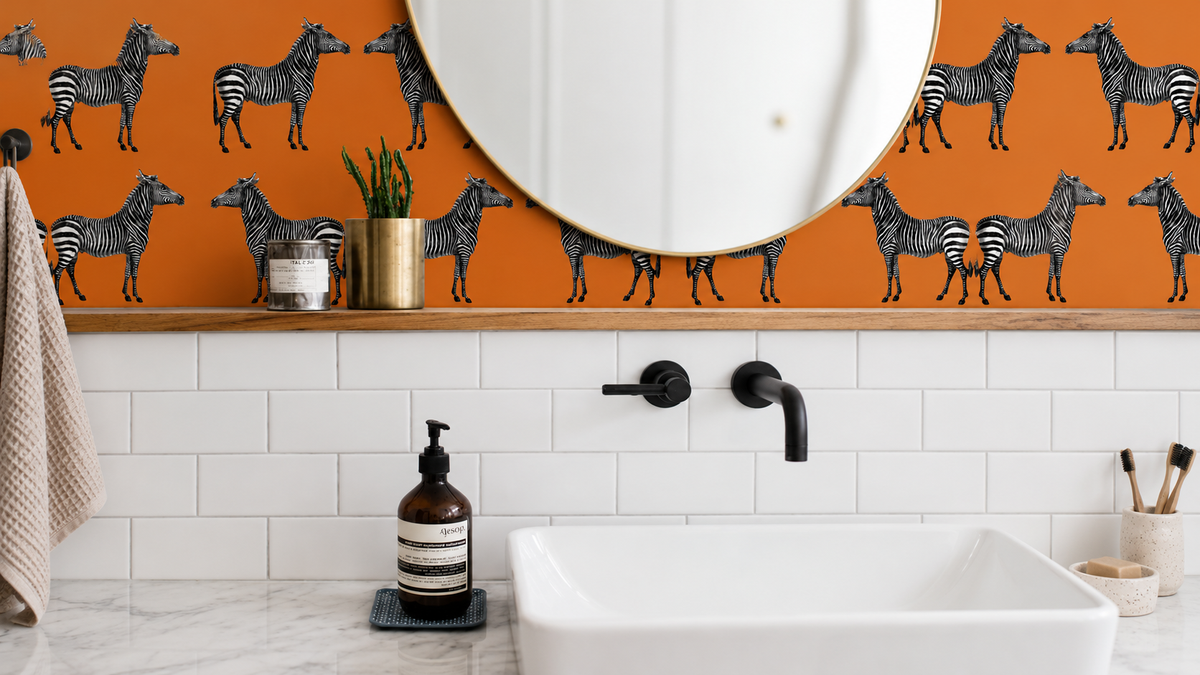 Papel pintado Zebra