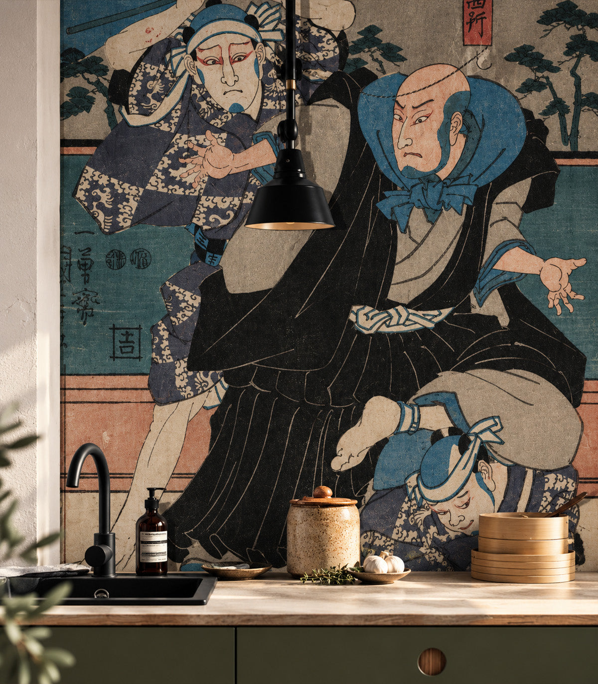 Papel pintado Zen Warriors