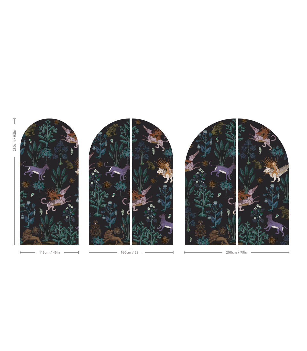 Arch Botanic Beast Purple - Wallcolors®