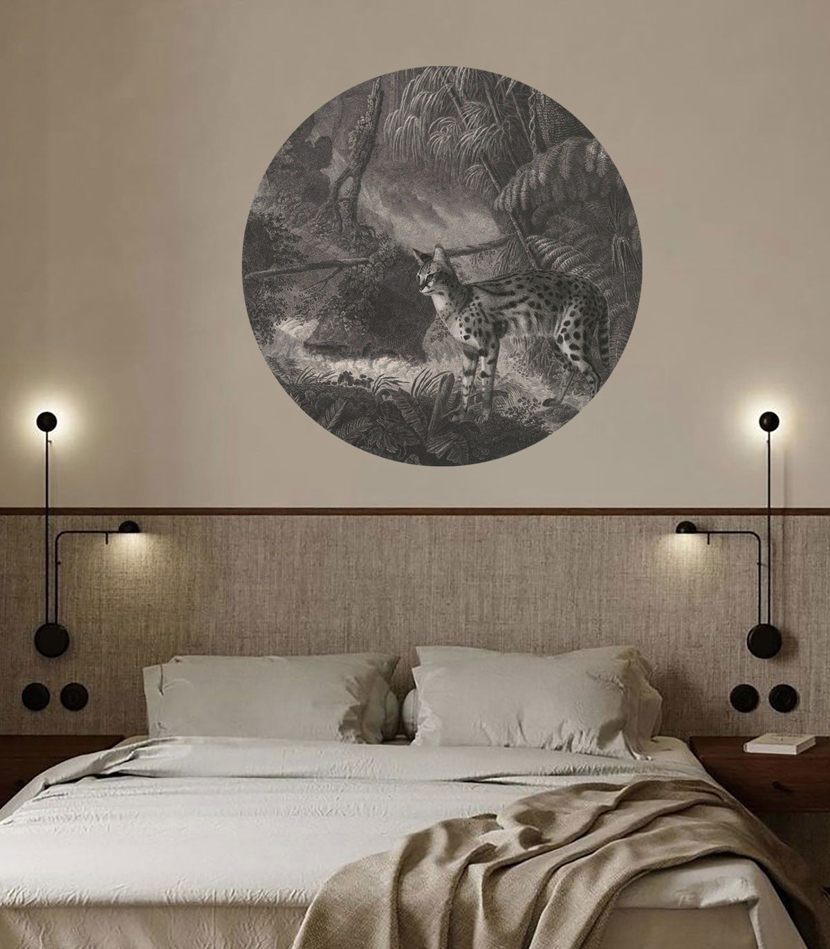 Dots Palms and cats - Wallcolors®