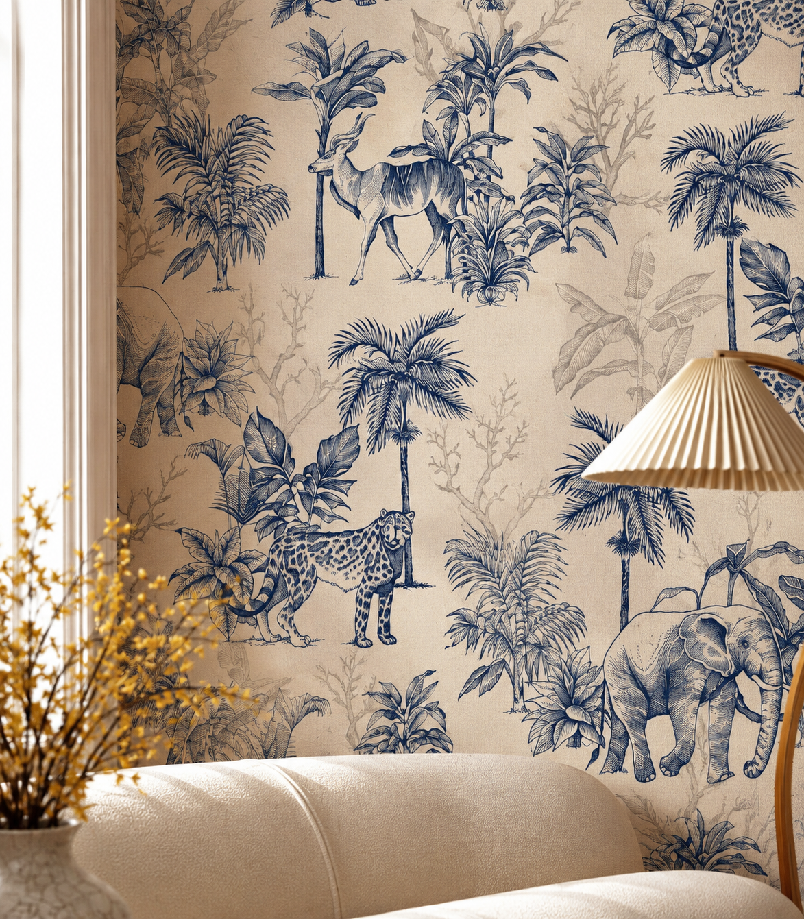 Papel pintado Power of Jungle Sepia