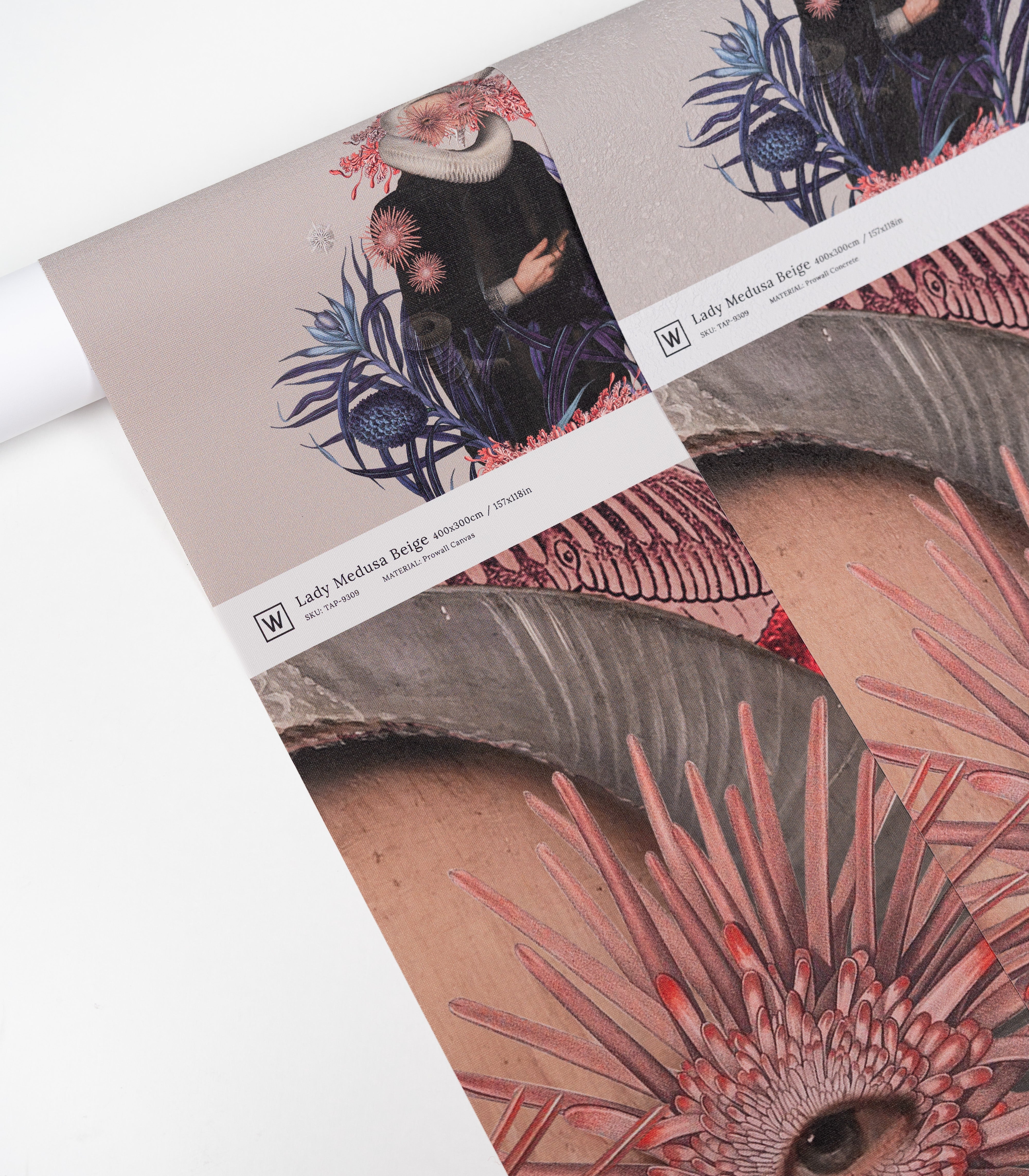 Papel pintado Lady Medusa Beige